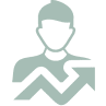 upwards graph icon