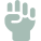 Raised fist icon