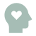 face with a heart in it