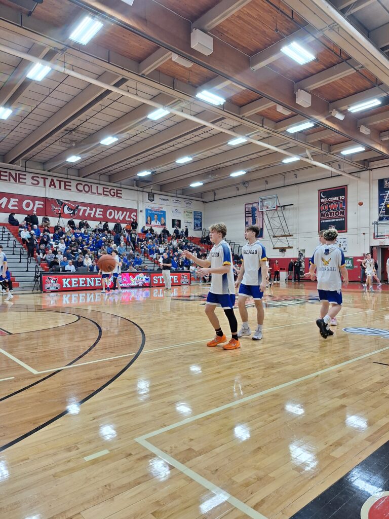 Basketball game in progress